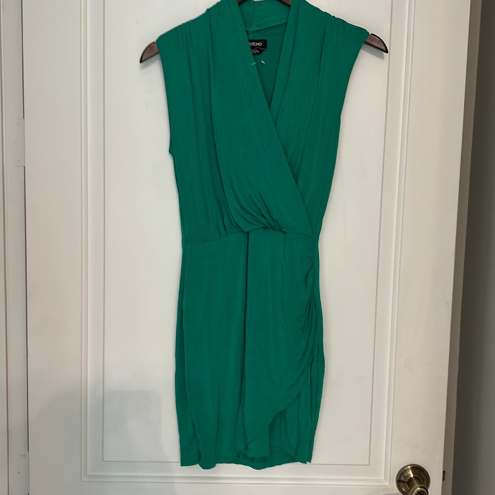 Bebe green dress